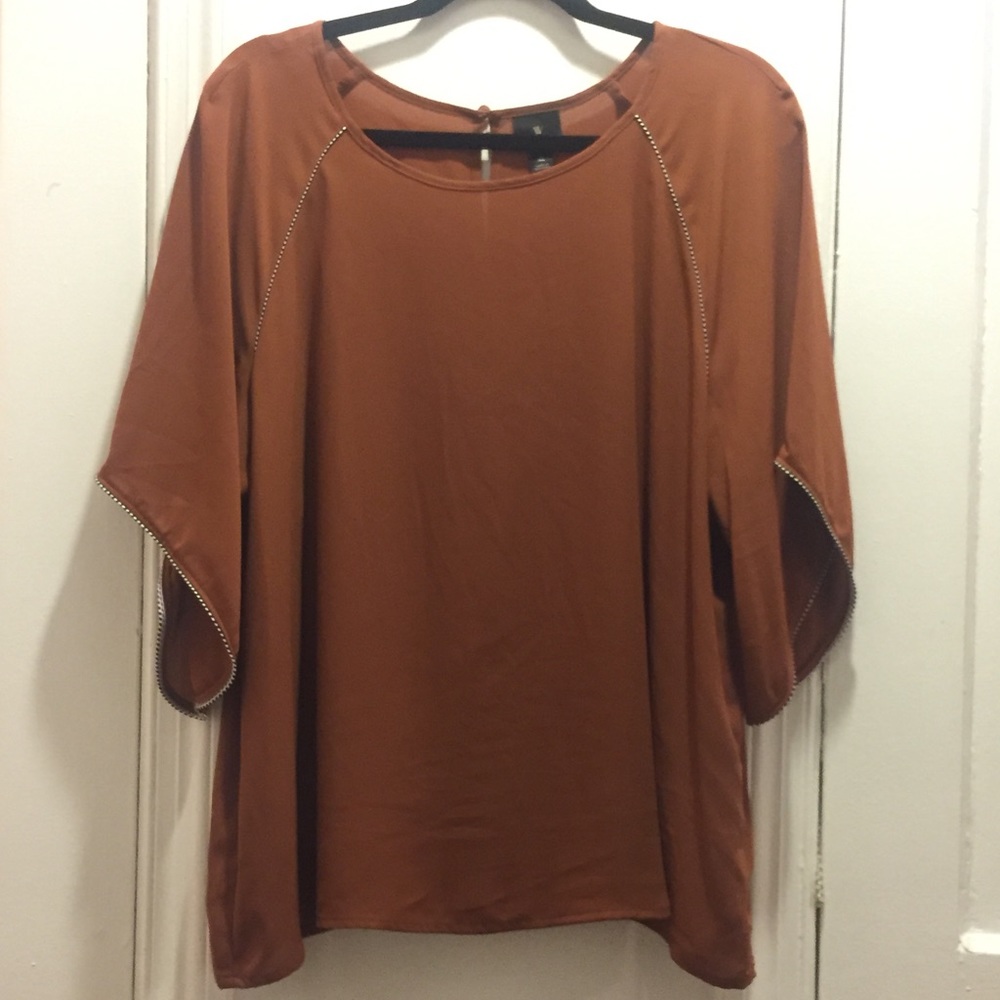 Worthington copper blouse - XL